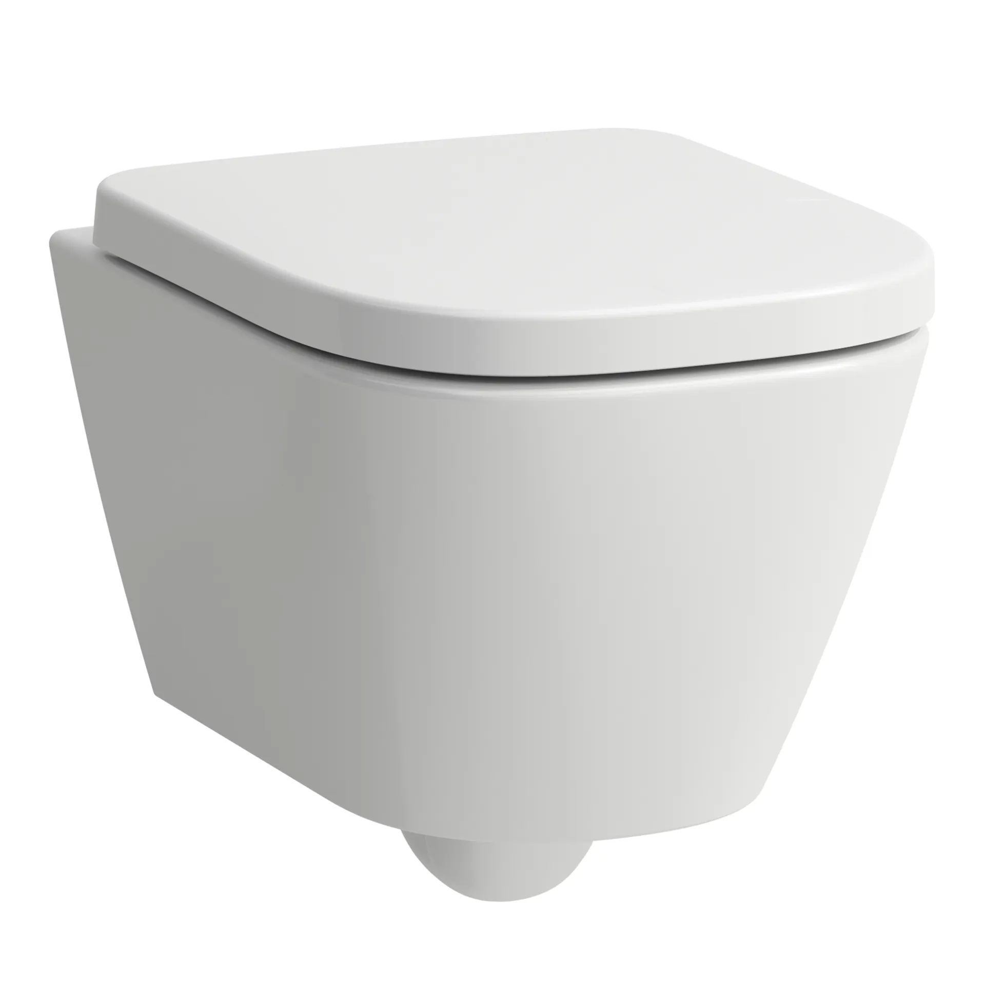Laufen Wand-Tiefspül-WC Silent Flush „Meda“ 360 × 355 × 490 mm in Weiß, ohne Spülrand