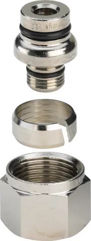 Viega „Sanfix Fosta“ Klemmringverschraubung vernickelt 16 mm Viega „Sanfix Fosta“ Klemmringverschraubung vernickelt 16 mm