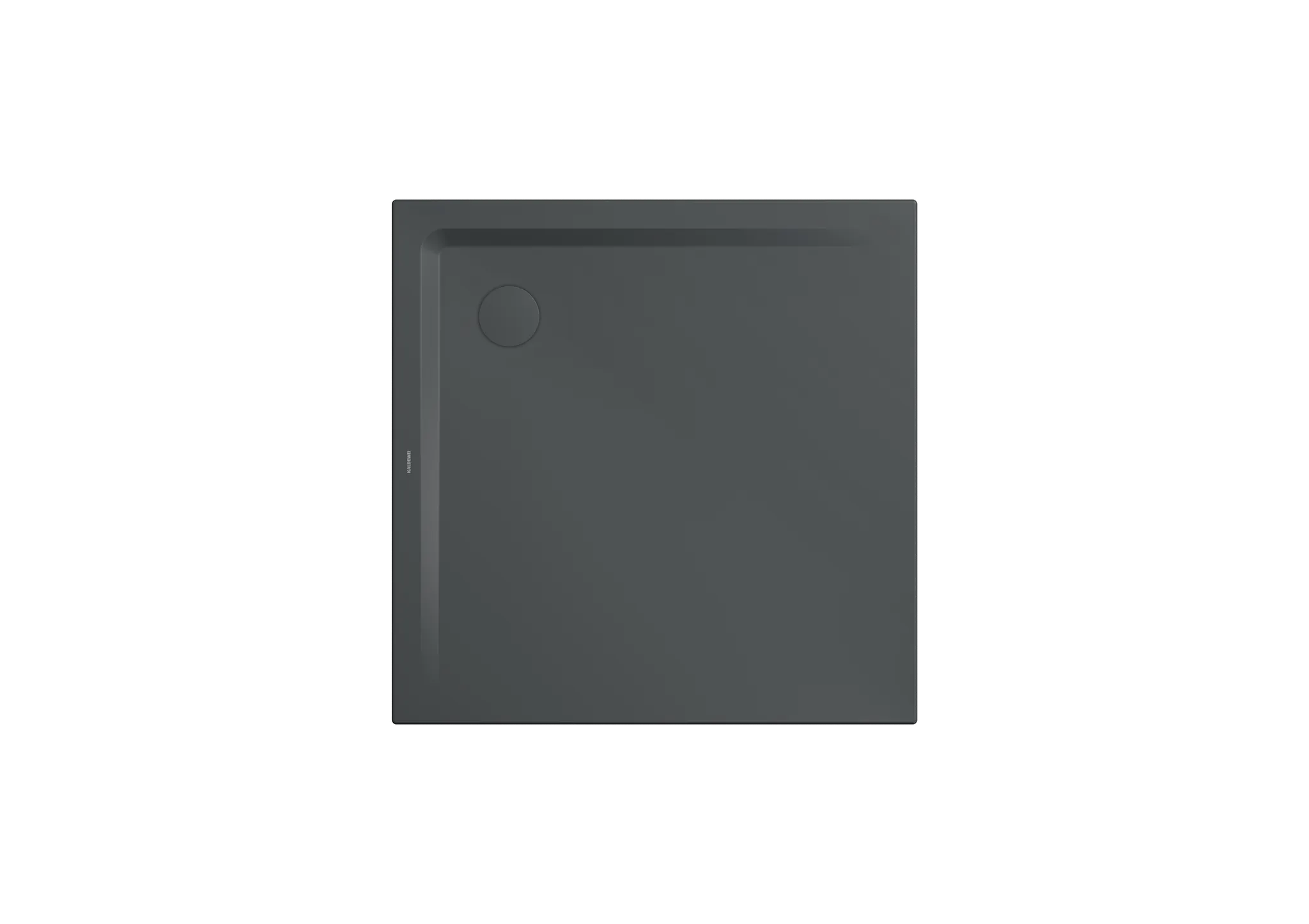 Kaldewei Duschwanne „Superplan“ 120 × 120 cm ohne Oberflächenbeschichtung, mit Antislip Secure Plus, in warm grey 85