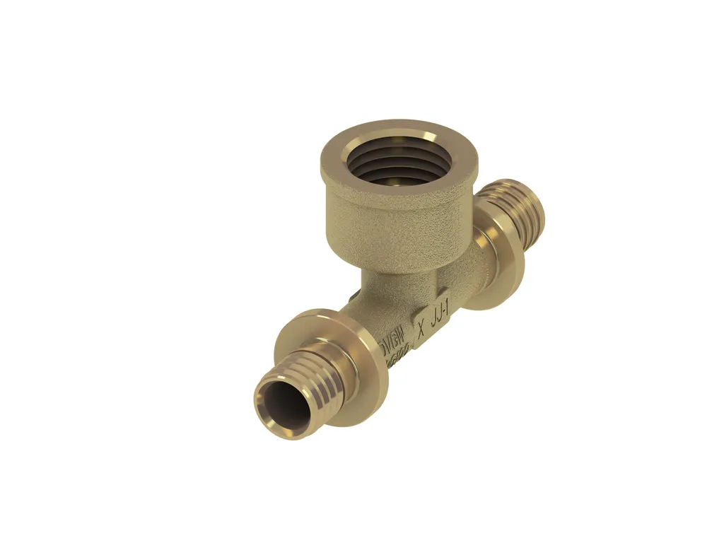 TECEflex T-Stück IG Dimension 32 × Rp 1" × 32, Siliziumbronze TECEflex T-Stück IG Dimension 32 × Rp 1" × 32, Siliziumbronze