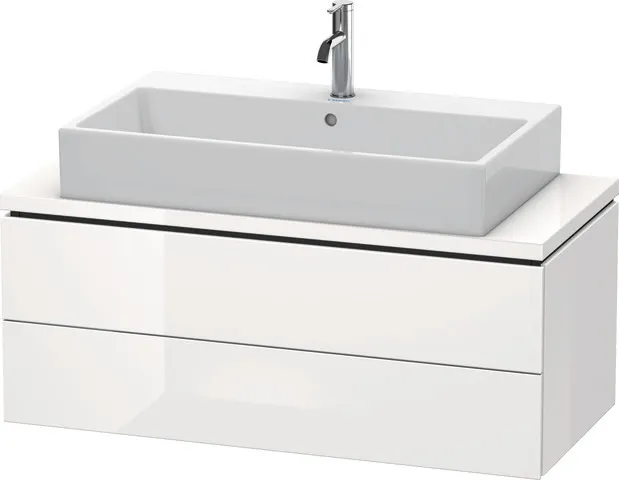 Duravit Waschtischunterschrank wandhängend „L-Cube“ 102 × 40 × 47,7 cm Weiß Hochglanz Duravit Waschtischunterschrank wandhängend „L-Cube“ 102 × 40 × 47,7 cm Weiß Hochglanz