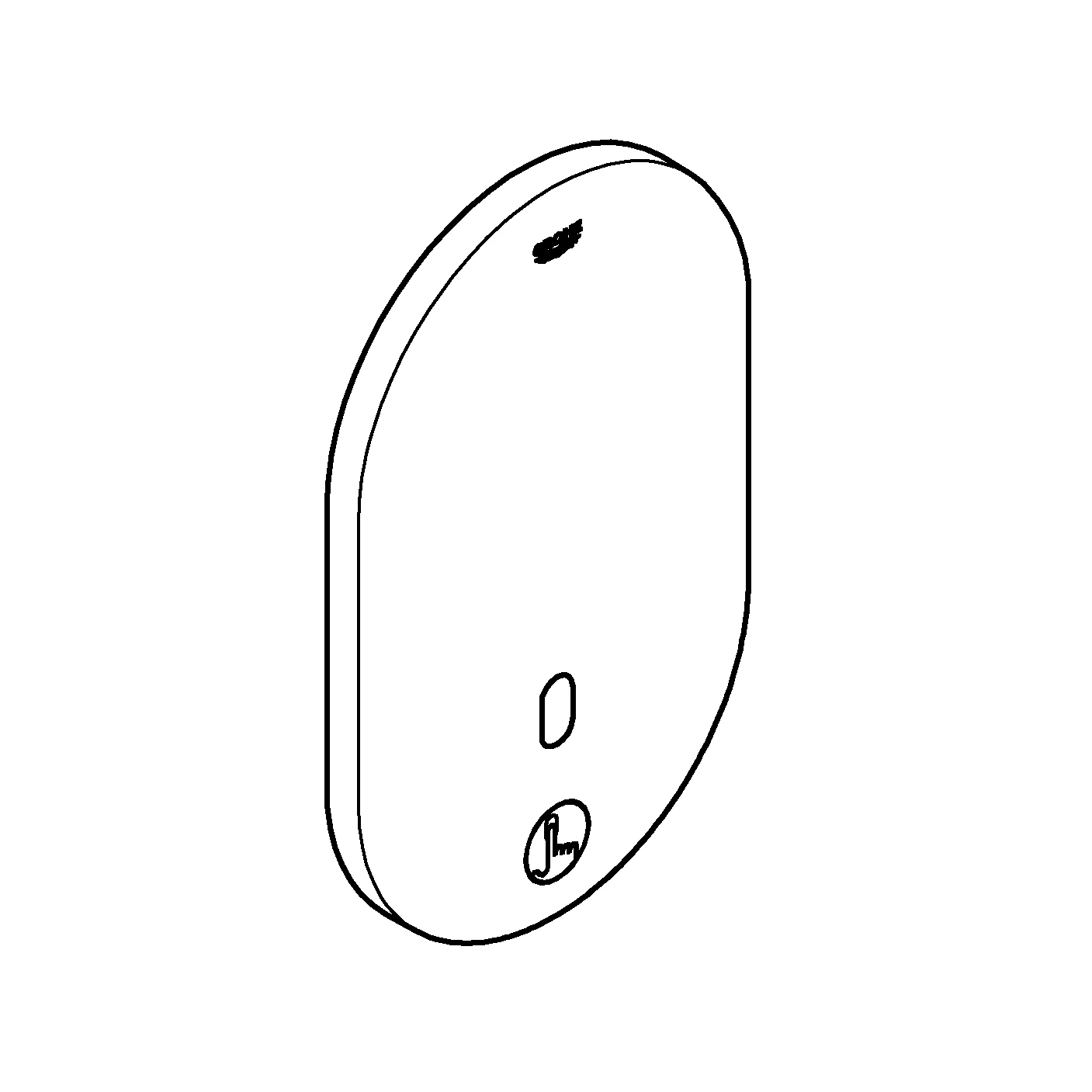 Infrarot-Elektronik für Brausethermostat Eurosmart CE 36463, Fertigmontageset für UP-Einbaukasten 36416001 und 36464000, für verdeckte, voreinstellbare thermostatische Mischeinrichtung, chrom