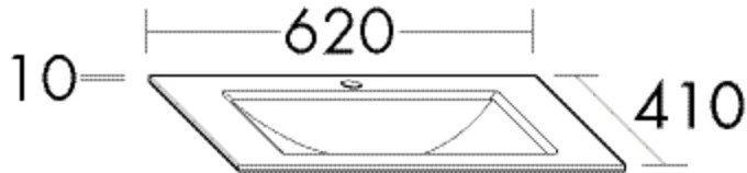 burgbad Mineralguss-Waschtisch SYS M7 Alpinweiss burgbad Mineralguss-Waschtisch SYS M7 Alpinweiss