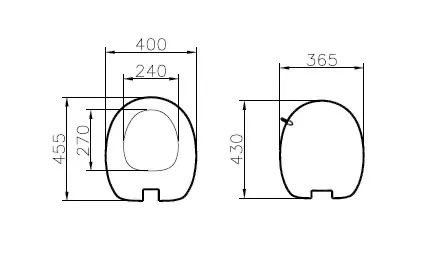 VitrA Istanbul WC-Sitz mit Absenkautomatik Duroplast Schwarz Hochglanz