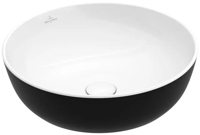 Villeroy & Boch Aufsatzwaschtisch aus TitanCeram „Artis“ ⌀ 430 mm in Coal Black