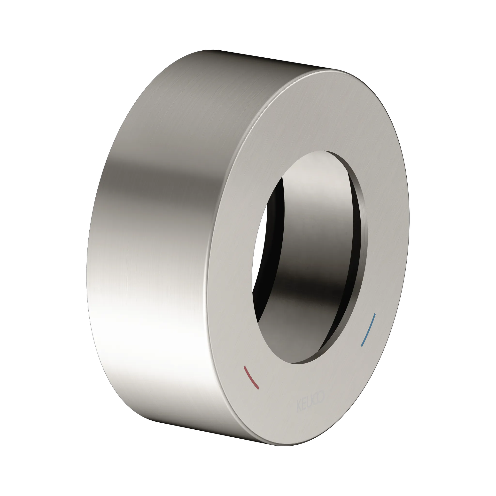 IXMO 59551050381 Verlängerungs-Rosette für Einhebelmischer, rund Höhe 25 mm Nickel gebürstet