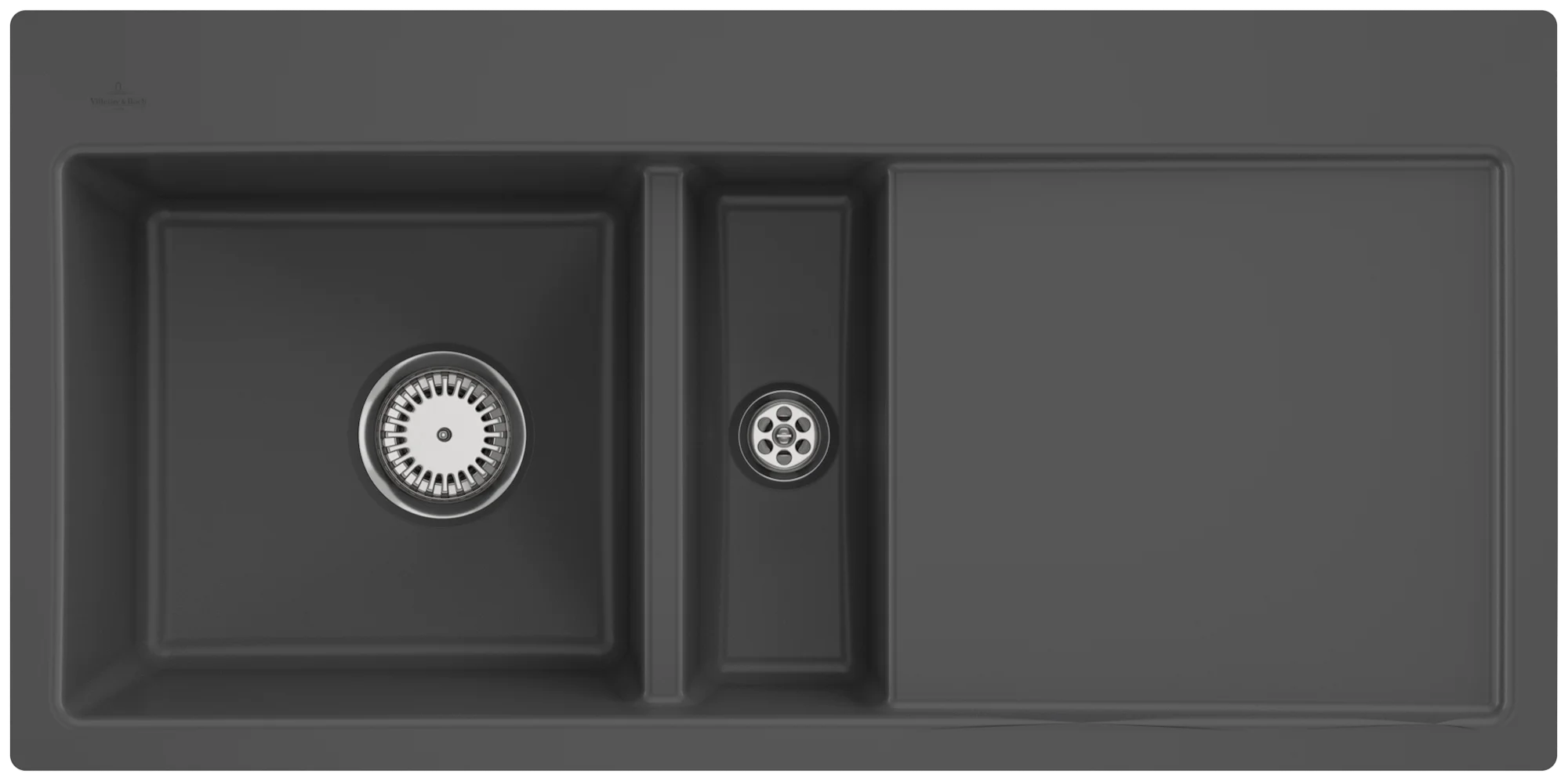 Villeroy & Boch Subway 60 Flat Keramikspüle Graphite CeramicPlus