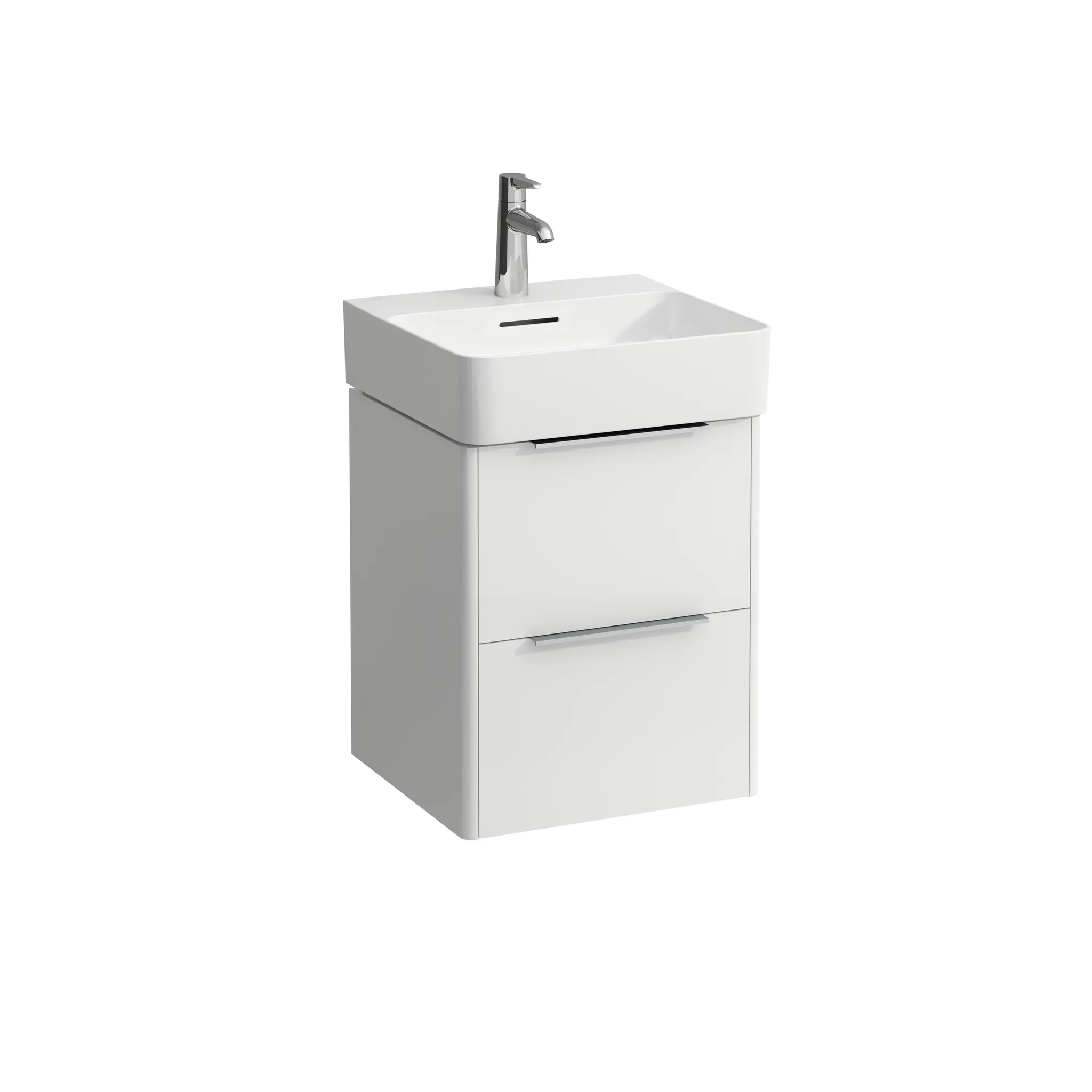 Waschtischunterbau BASE für VAL 391x433x515 2 Schubladen mit Griff aluminium eloxiert für Waschtisch H815281 weiß matt Front- & Korpusfarbe: Weiß matt Waschtischunterbau BASE für VAL 391x433x515 2 Schubladen mit Griff aluminium eloxiert für Waschtisch H815281 weiß matt Front- & Korpusfarbe: Weiß matt
