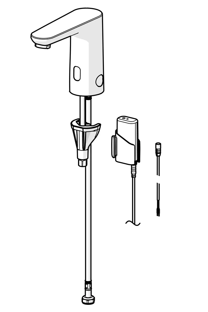HansaELECTRA Waschtischarmatur 3V Bluetooth HansaELECTRA 9251 Chrom