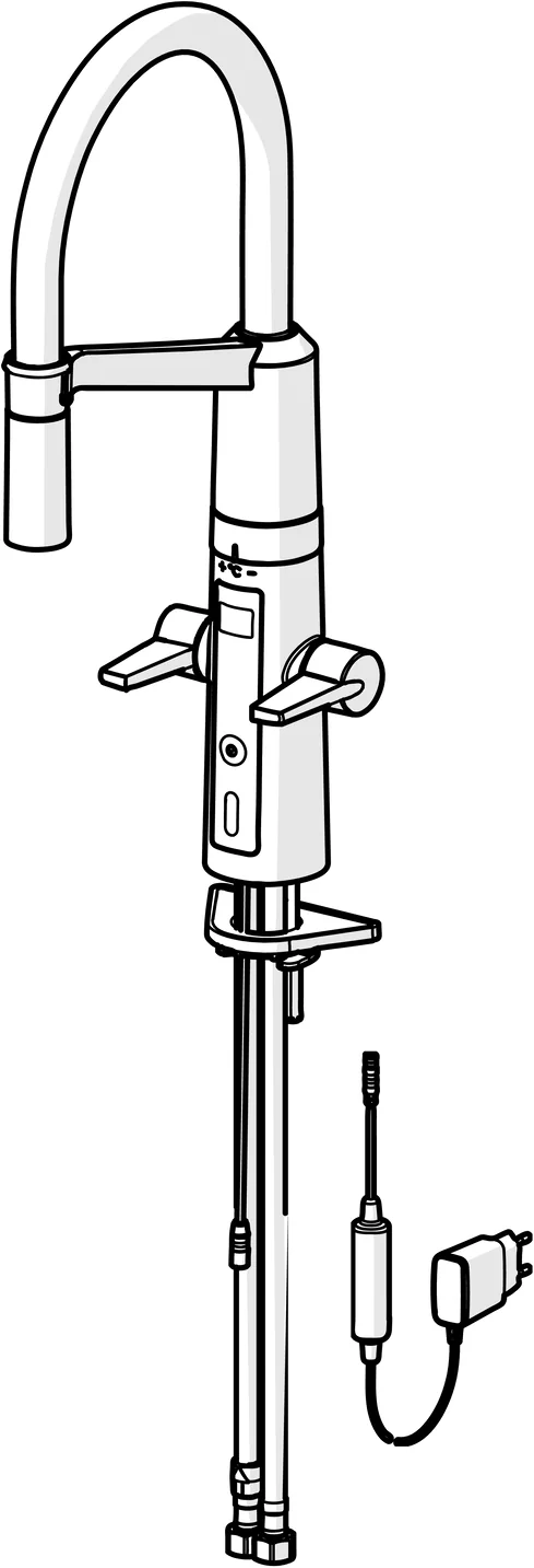 Küchenarmatur HansaFIT 6525 2-strahlig