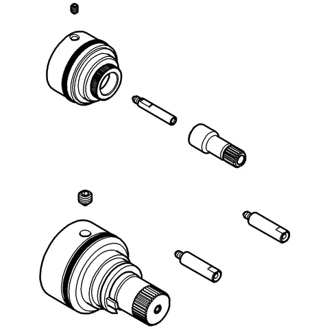 Grohe Verlängerungsset 47781 für Rapido T Grohe Verlängerungsset 47781 für Rapido T