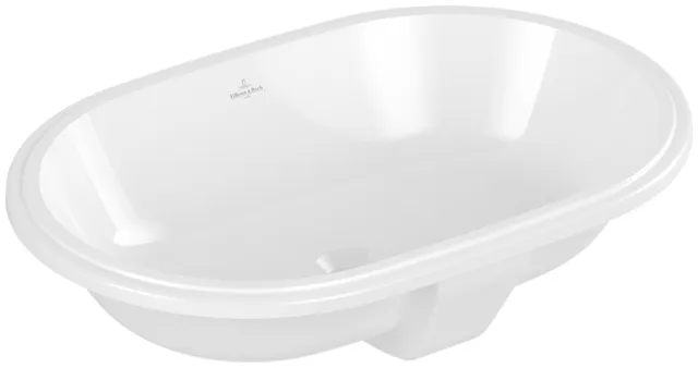 Villeroy & Boch Unterbauwaschtisch „Architectura“ 630 × 430 × 175 mm, ohne Hahnlochbohrung in Weiß Alpin Villeroy & Boch Unterbauwaschtisch „Architectura“ 630 × 430 × 175 mm, ohne Hahnlochbohrung in Weiß Alpin