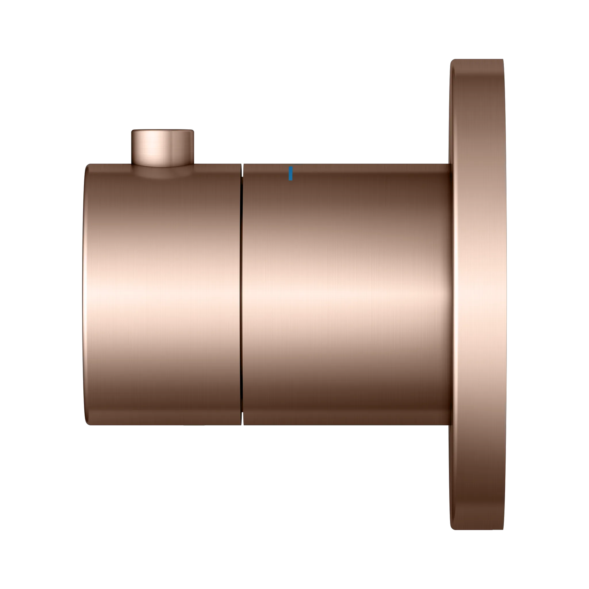 IXMO Thermostatarmatur UP DN15 Rotgold gebürstett rund