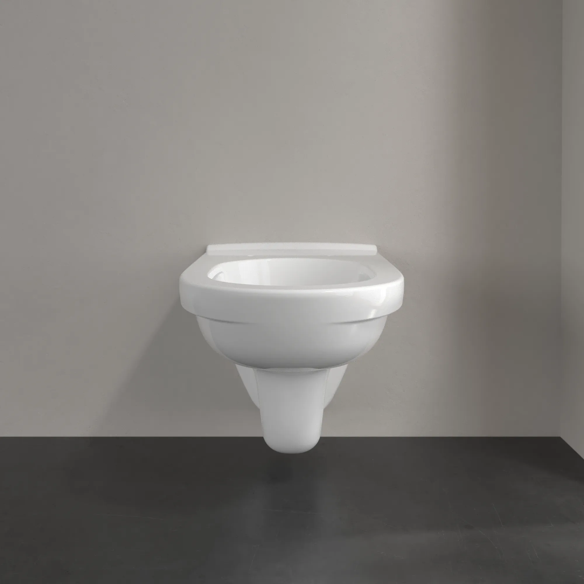 Tiefspül-WC spülrandlos O.novo 5660R2, 360 x 560 x 350 mm, Oval, wandhängend, Abgang waagerecht, Weiß Alpin Tiefspül-WC spülrandlos O.novo 5660R2, 360 x 560 x 350 mm, Oval, wandhängend, Abgang waagerecht, Weiß Alpin
