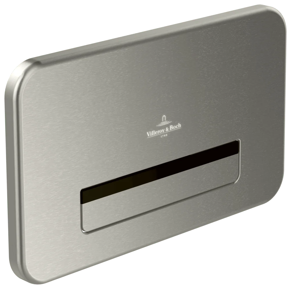 Villeroy & Boch ViConnect WC-Betätigungsplatte 922311, 269 x 161 x 13 mm, Edelstahl