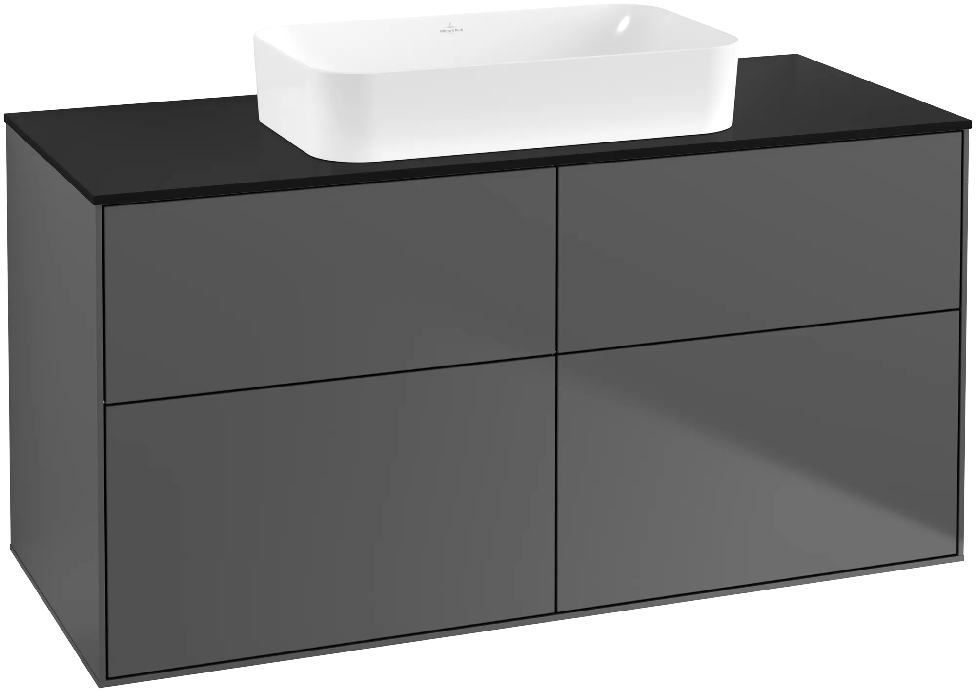 Villeroy & Boch Finion Waschbeckenunterschrank G67, anthrazit