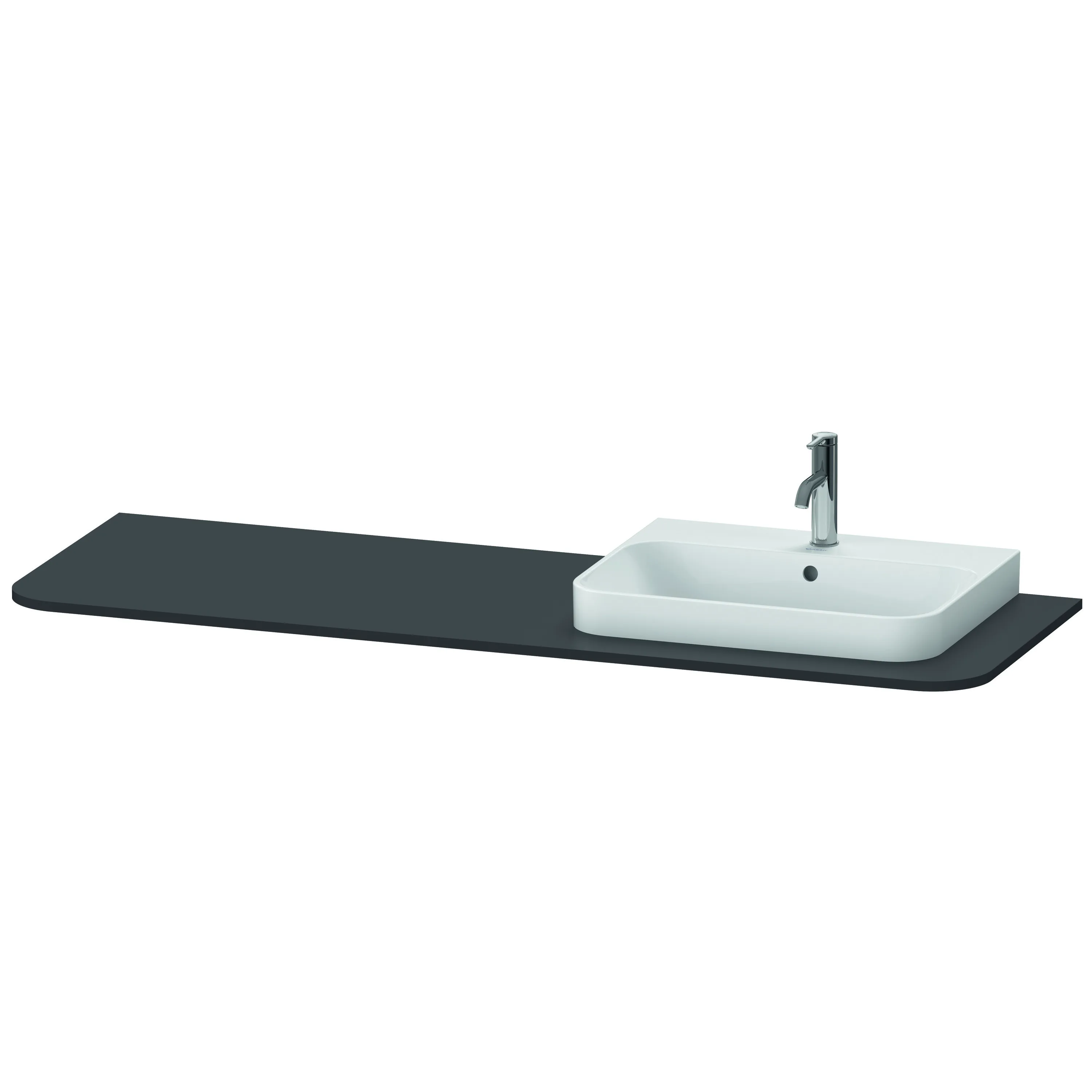 Duravit Konsole „Happy D.2 Plus“ in Graphit Supermatt Duravit Konsole „Happy D.2 Plus“ in Graphit Supermatt