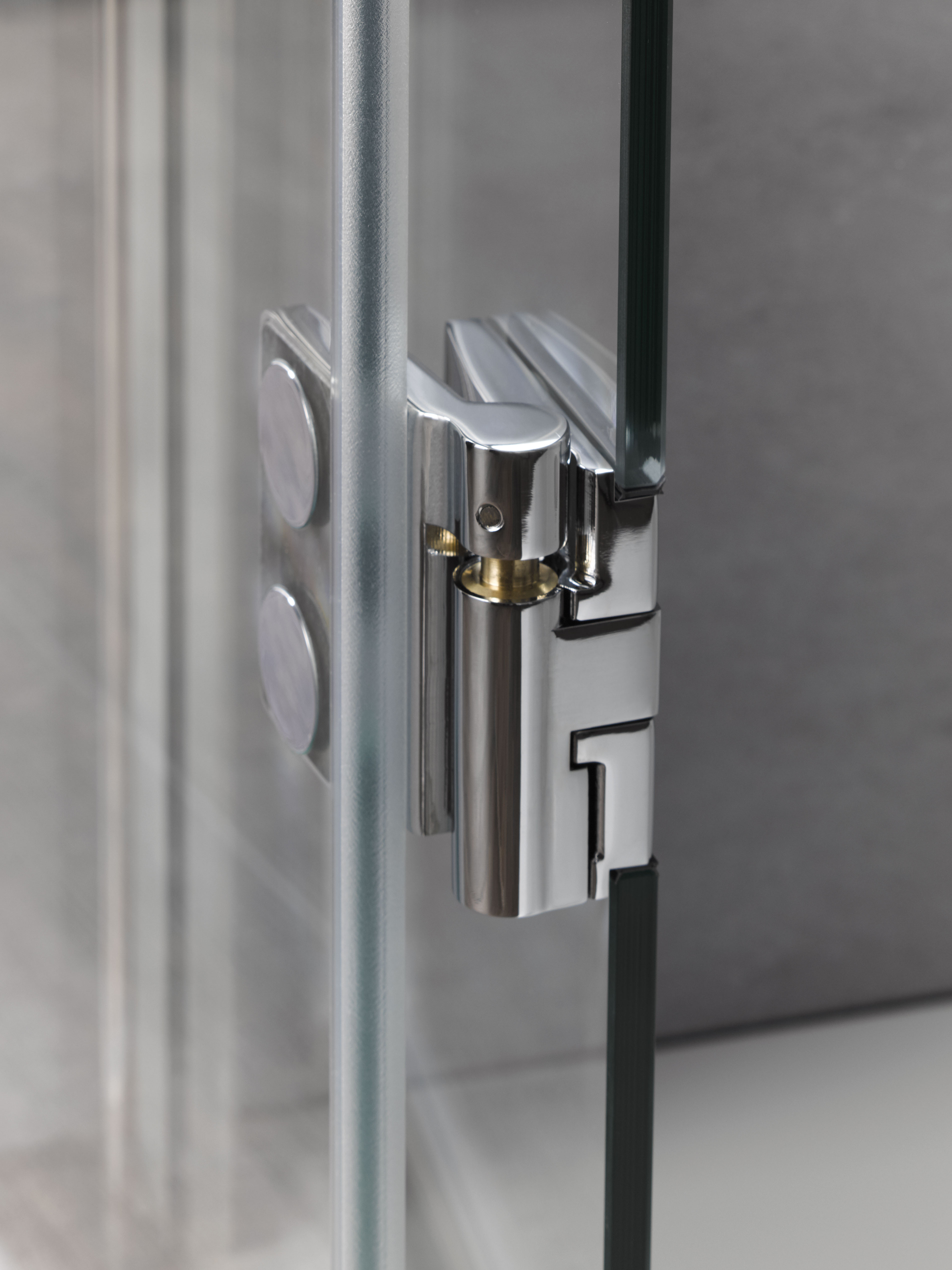 HSK teilgerahmt Walk-In-Duschkabine 3-teilig „Aperto“ Drehfalttür pendelbar, 3-teilig Glas Mattglas, Profile Chromoptik (Alu Hochglanz poliert), B: 1600 mm H: 2000 mm HSK teilgerahmt Walk-In-Duschkabine 3-teilig „Aperto“ Drehfalttür pendelbar, 3-teilig Glas Mattglas, Profile Chromoptik (Alu Hochglanz poliert), B: 1600 mm H: 2000 mm