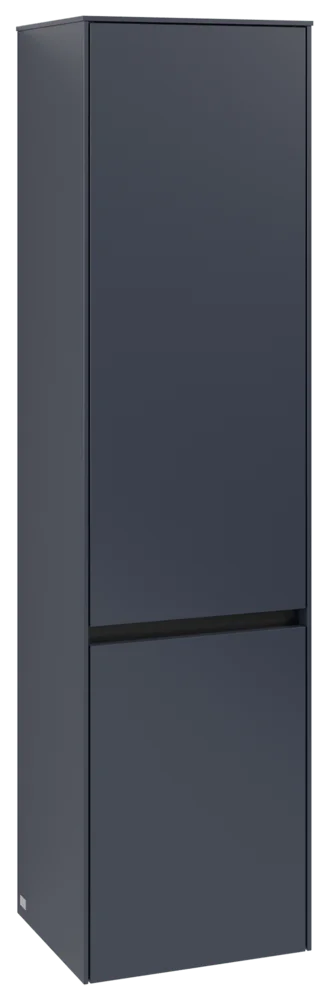 Villeroy & Boch Collaro Hochschrank C03300, 404x1538x349mm, 2 Türen, links Anschlag, Marine Blue