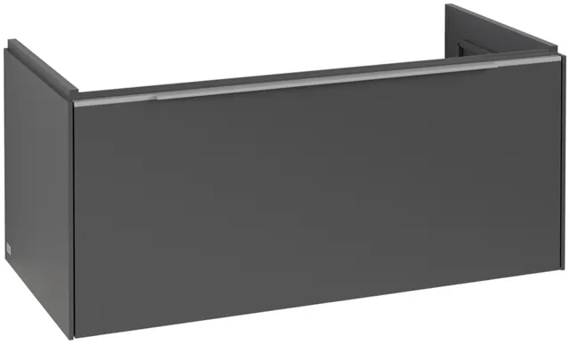 Villeroy & Boch Waschtischunterschrank „Subway 3.0“ für Schrankwaschtisch 973 × 429 × 478 mm Graphite, für Becken mittig
