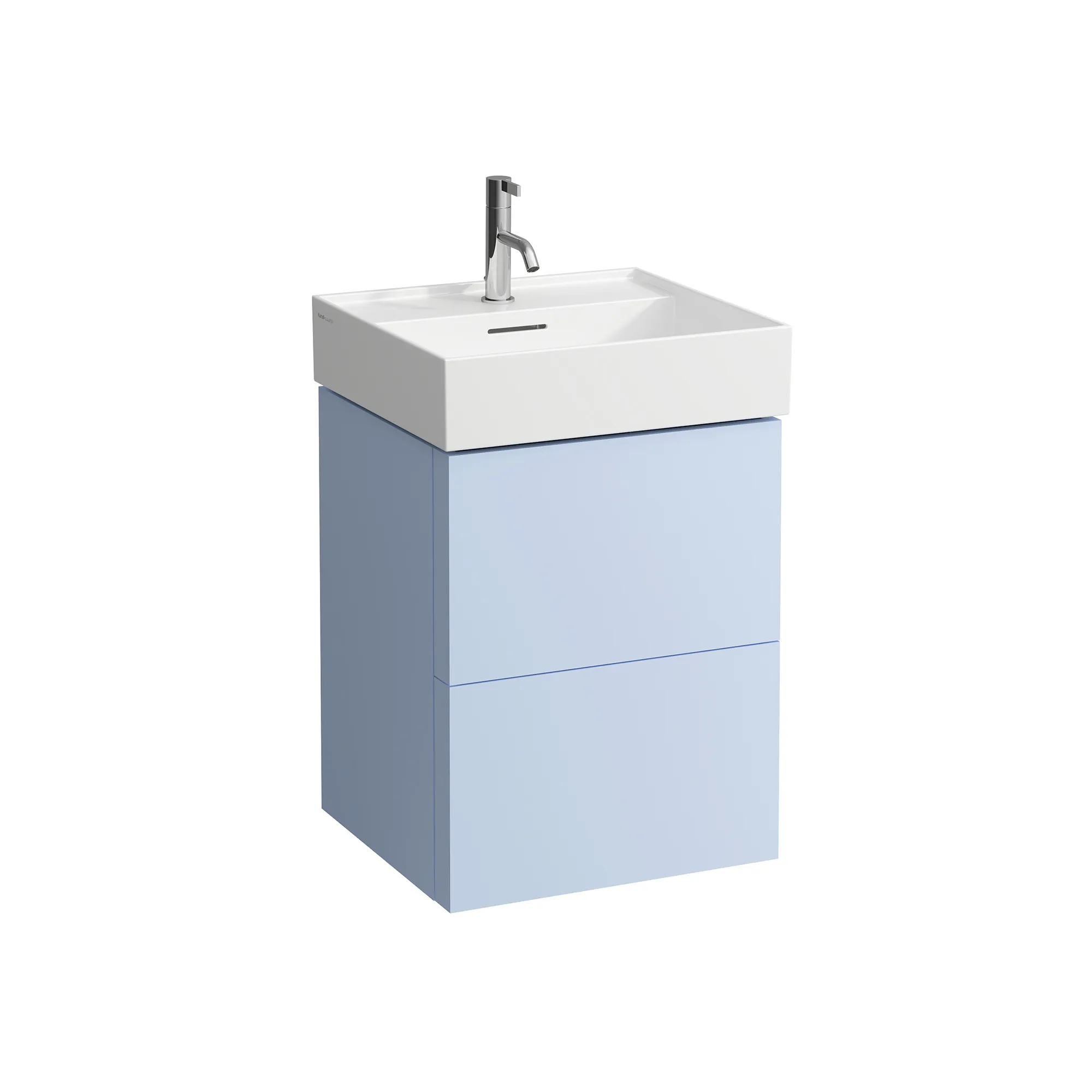 Laufen Waschtischunterbau „Kartell“ 450 × 600 × 480 mm Graublau Laufen Waschtischunterbau „Kartell“ 450 × 600 × 480 mm Graublau