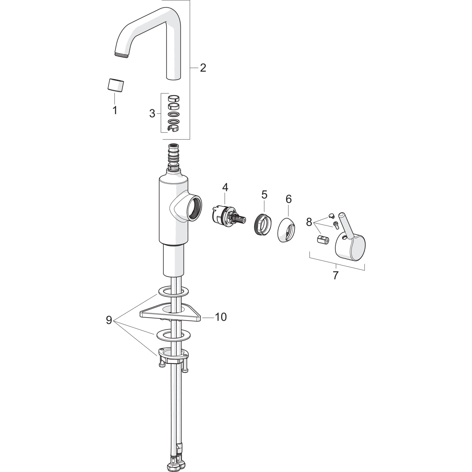 HansaVANTIS EHM Waschtischbatterie HansaVANTIS 5255 Ausladung 152 mm Chrom HansaVANTIS EHM Waschtischbatterie HansaVANTIS 5255 Ausladung 152 mm Chrom