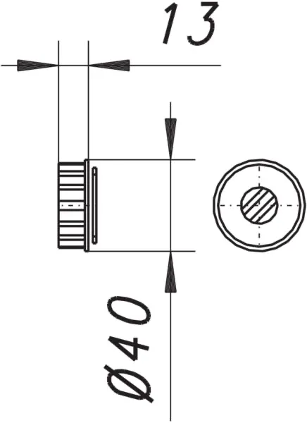 Reinigungsschraube zu HL 400