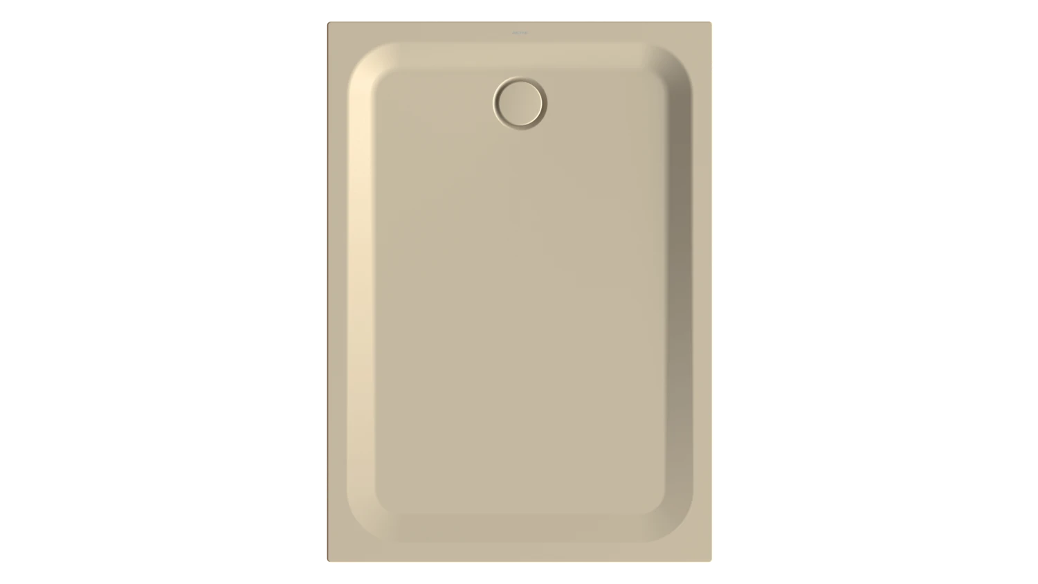 Bette rechteck Duschwanne „BetteUltra“ 1400 × 1000 mm mit BetteAntirutsch Pro, ohne Oberflächenveredelung, ohne Wannenträger, in Sand
