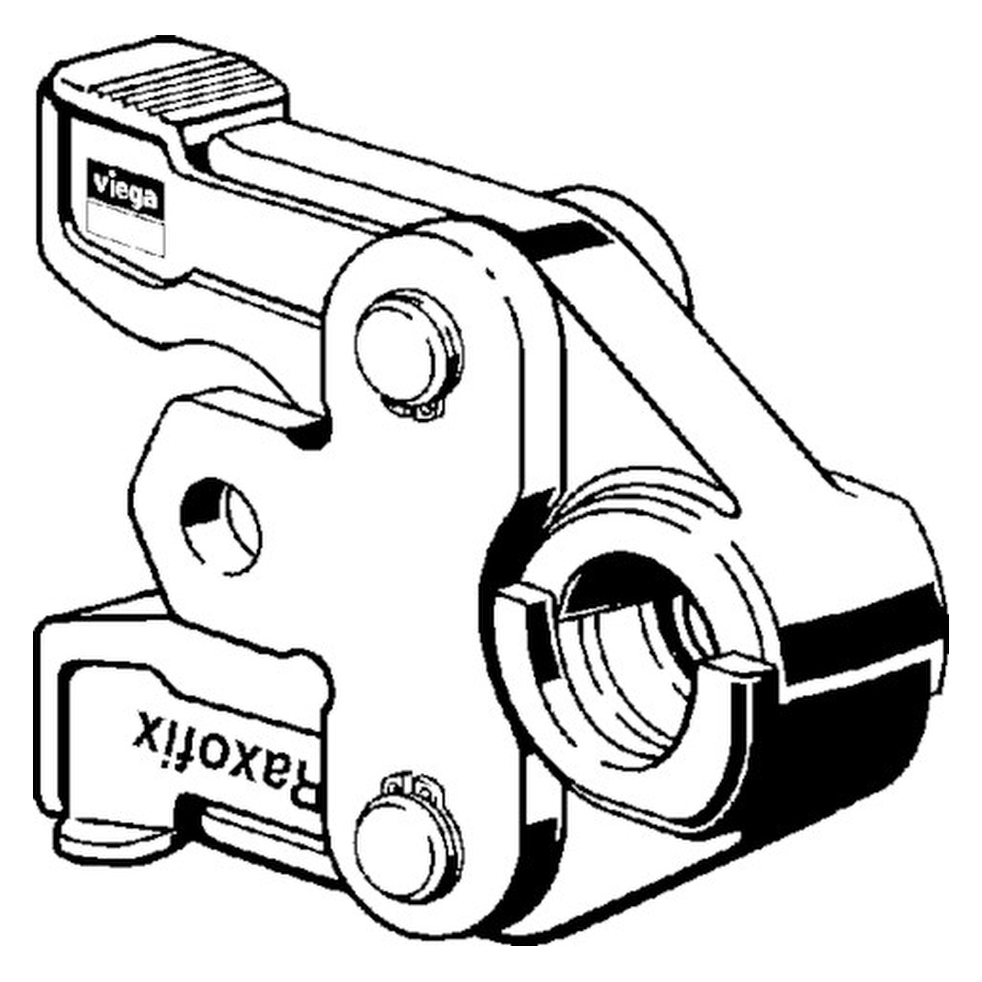 Viega Pressbacke PT2 für „Raxofix“, „Raxinox“ ⌀ 32 mm