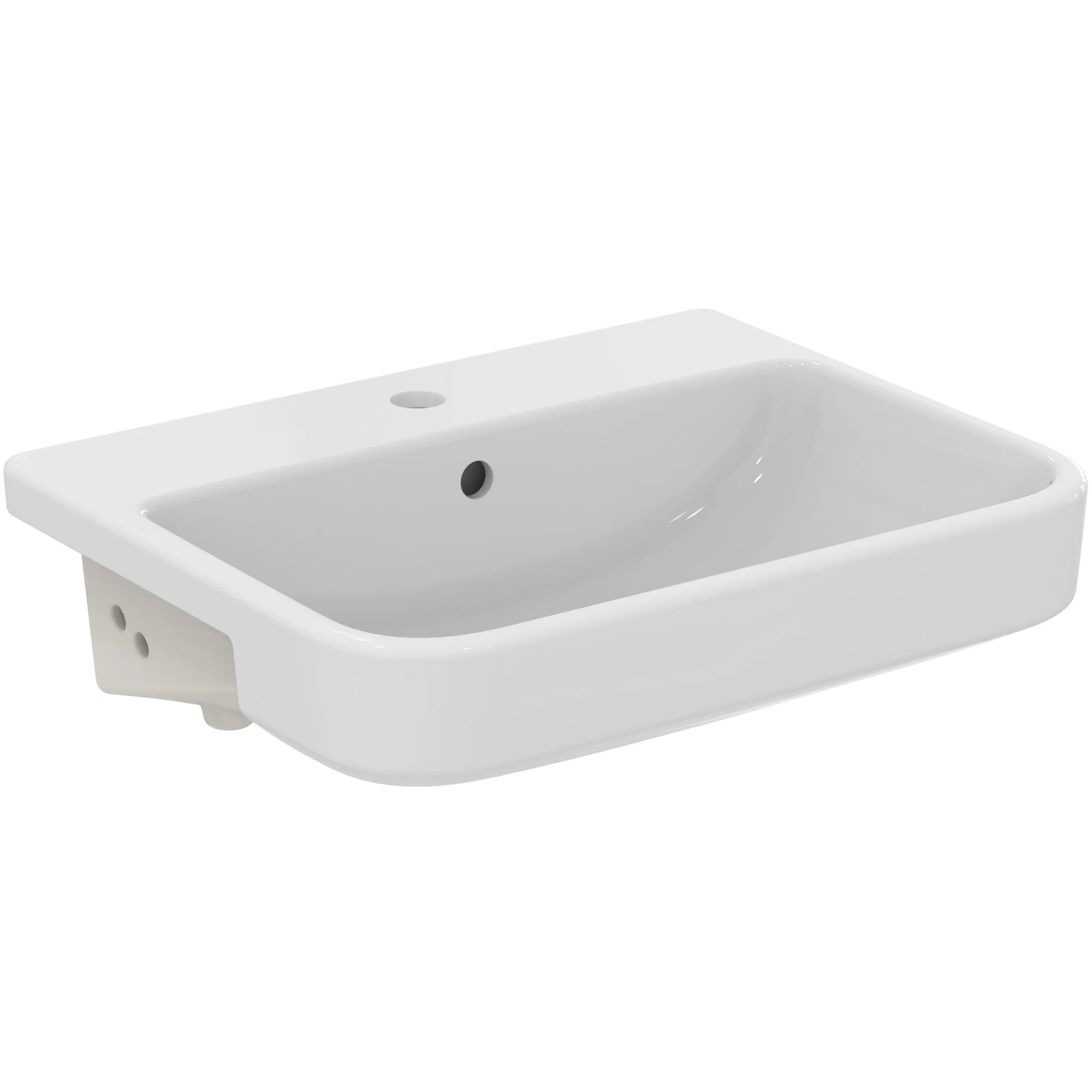 Waschbecken „i.lifeB“ 55 × 44 × 17 cm, Hahnlochposition mittig Waschbecken „i.lifeB“ 55 × 44 × 17 cm, Hahnlochposition mittig