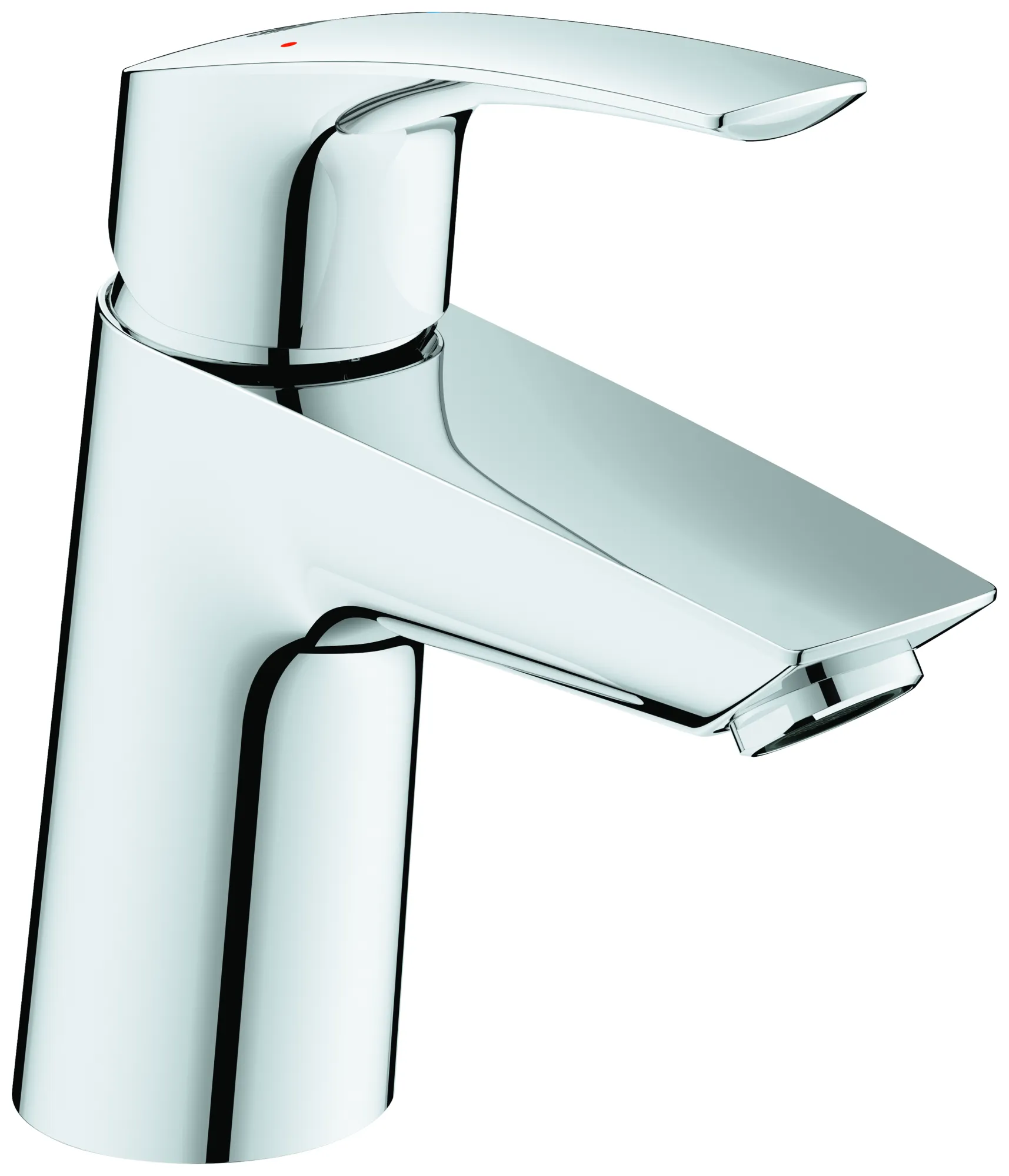 Einhand-Waschrischbatterie 23967, S-Size, geneigte Version, 28 mm Keramikkartusche, glatter Körper, chrom Einhand-Waschrischbatterie 23967, S-Size, geneigte Version, 28 mm Keramikkartusche, glatter Körper, chrom