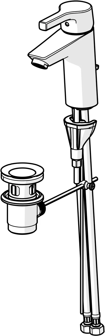 HA Einhebelmischer Waschtischbatterie HANSAPALENO XL 5641 Ablaufgarnitur mit Zugstange Ausladung 110 mm DN15 Chrom HA Einhebelmischer Waschtischbatterie HANSAPALENO XL 5641 Ablaufgarnitur mit Zugstange Ausladung 110 mm DN15 Chrom