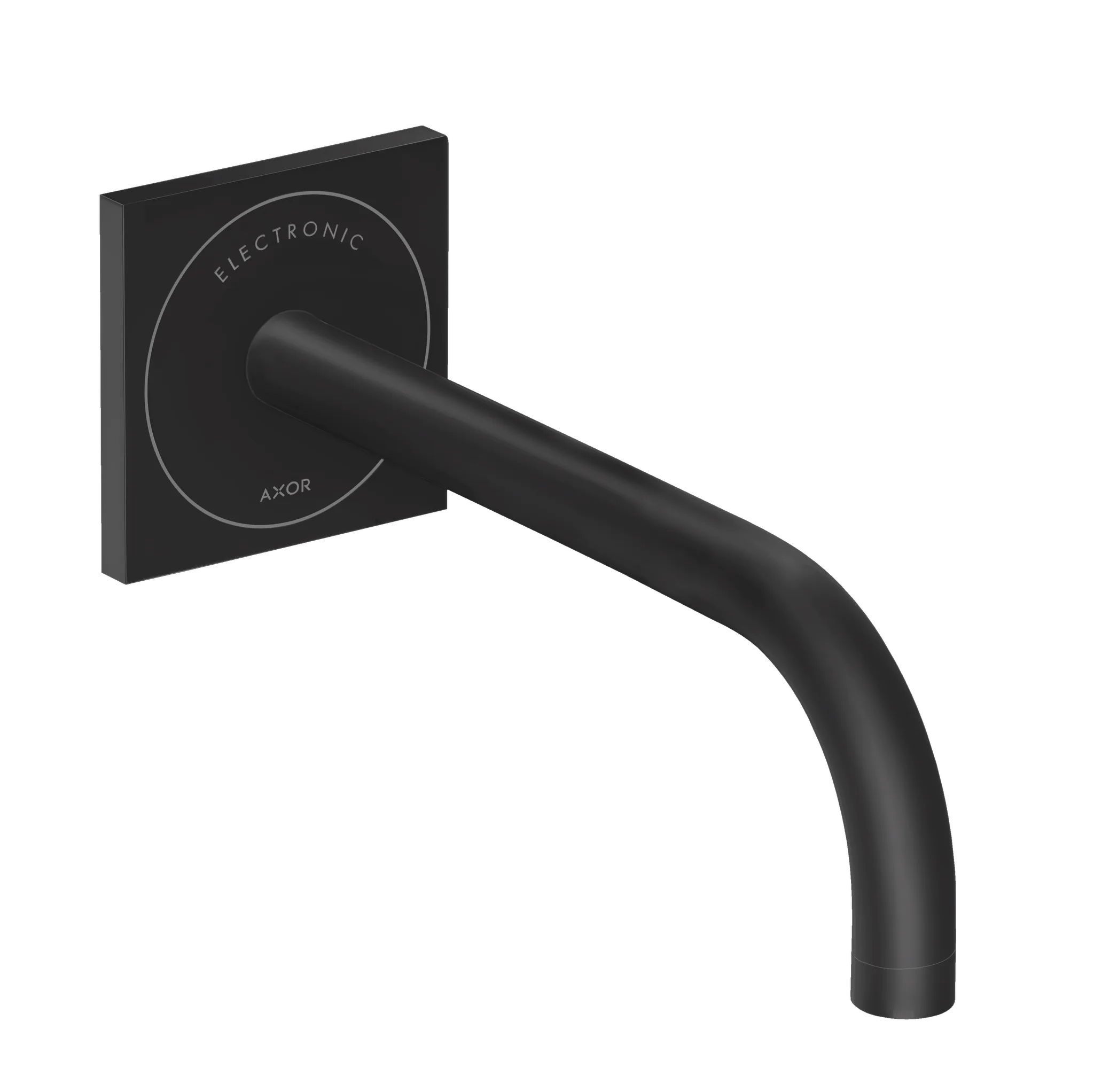 Hansgrohe AXOR Uno Elektronik-Waschtischmischer Unterputz Mattschwarz, Ausladung: 225 mm Farbe: Mattschwarz Hansgrohe AXOR Uno Elektronik-Waschtischmischer Unterputz Mattschwarz, Ausladung: 225 mm Farbe: Mattschwarz