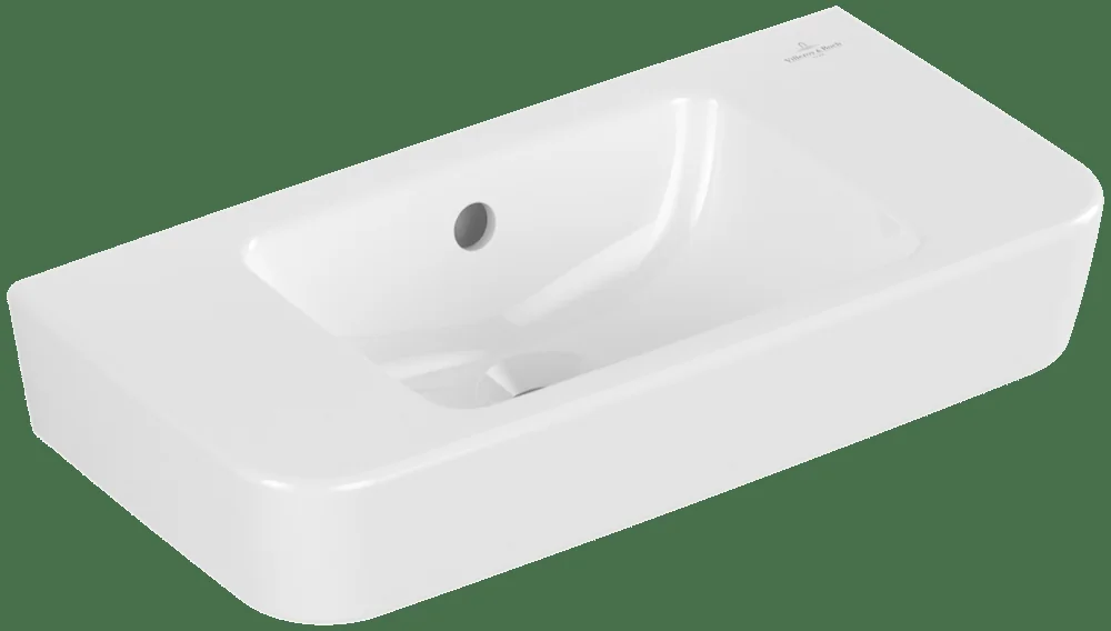 Villeroy & Boch Handwaschbecken Compact O.novo 500x250mm Eckig mit Überlauf Weiß Alpin Villeroy & Boch Handwaschbecken Compact O.novo 500x250mm Eckig mit Überlauf Weiß Alpin