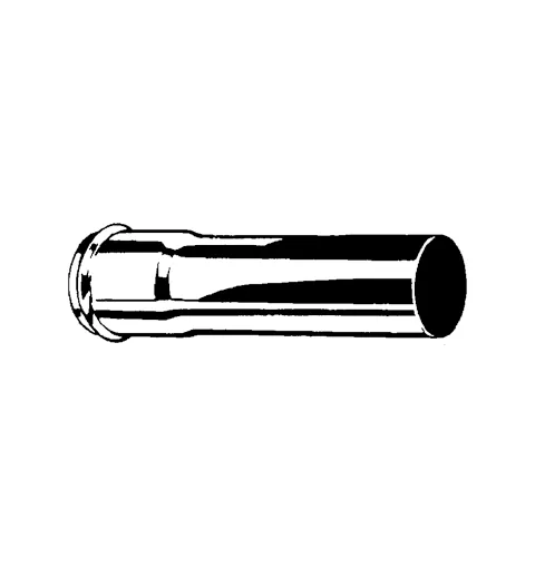 Kludi BAD SIFONE Verlängerungsrohr für Bidet-Sifon, chrom, 1 1/4 x 125 mm, D 32 mm Kludi BAD SIFONE Verlängerungsrohr für Bidet-Sifon, chrom, 1 1/4 x 125 mm, D 32 mm
