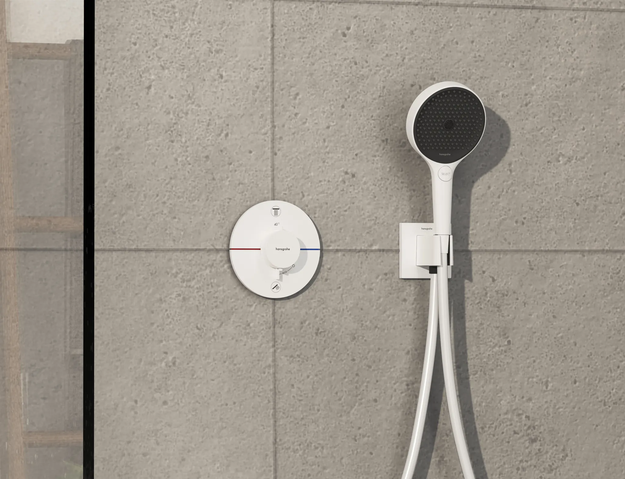 ShowerSelect Comfort S Thermostat Unterputz für 2 Verbraucher Chrom ShowerSelect Comfort S Thermostat Unterputz für 2 Verbraucher Chrom