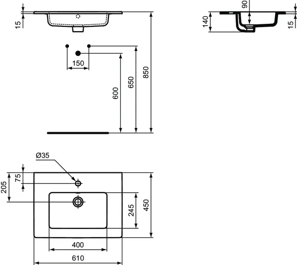 Möbelpaket Eurovit+ mit Waschtisch 61cm Weiß und Unterschrank 60cm 2 Auszüge Hochglanz grau lackiert Möbelpaket Eurovit+ mit Waschtisch 61cm Weiß und Unterschrank 60cm 2 Auszüge Hochglanz grau lackiert