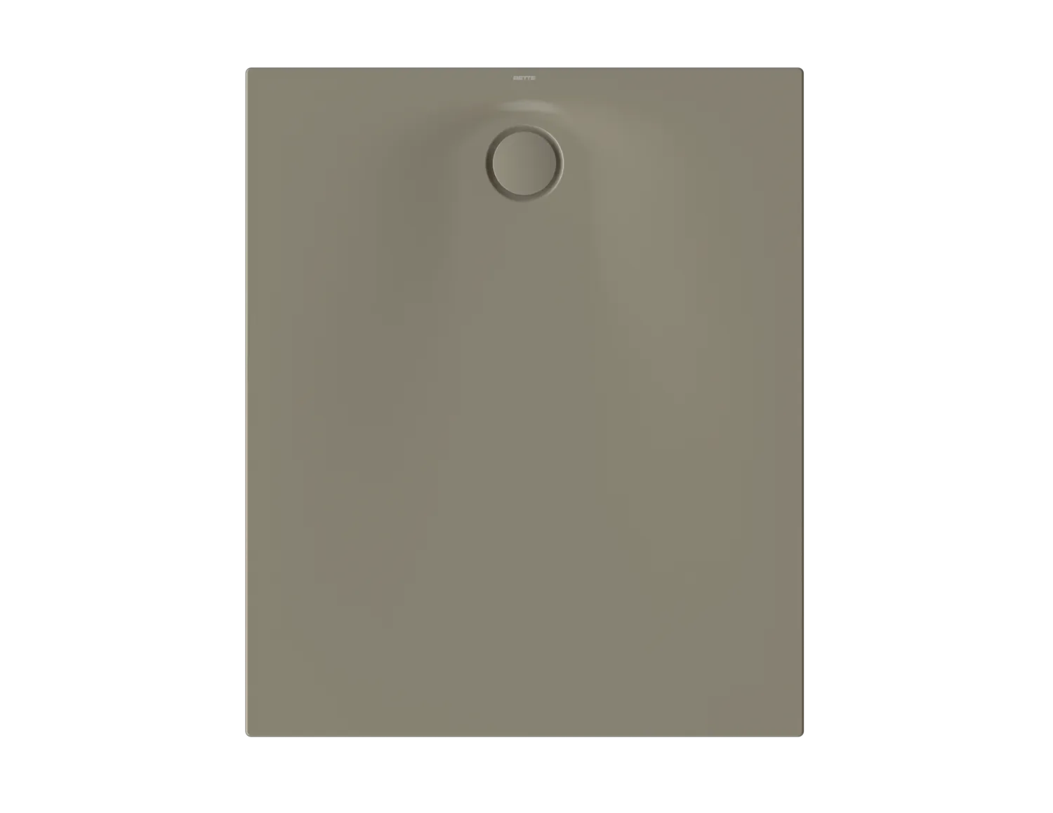 Bette Duschwanne „DW Ultra Space“ ohne Oberflächenbeschichtung, mit BetteGlasur® Plus, in Graphite