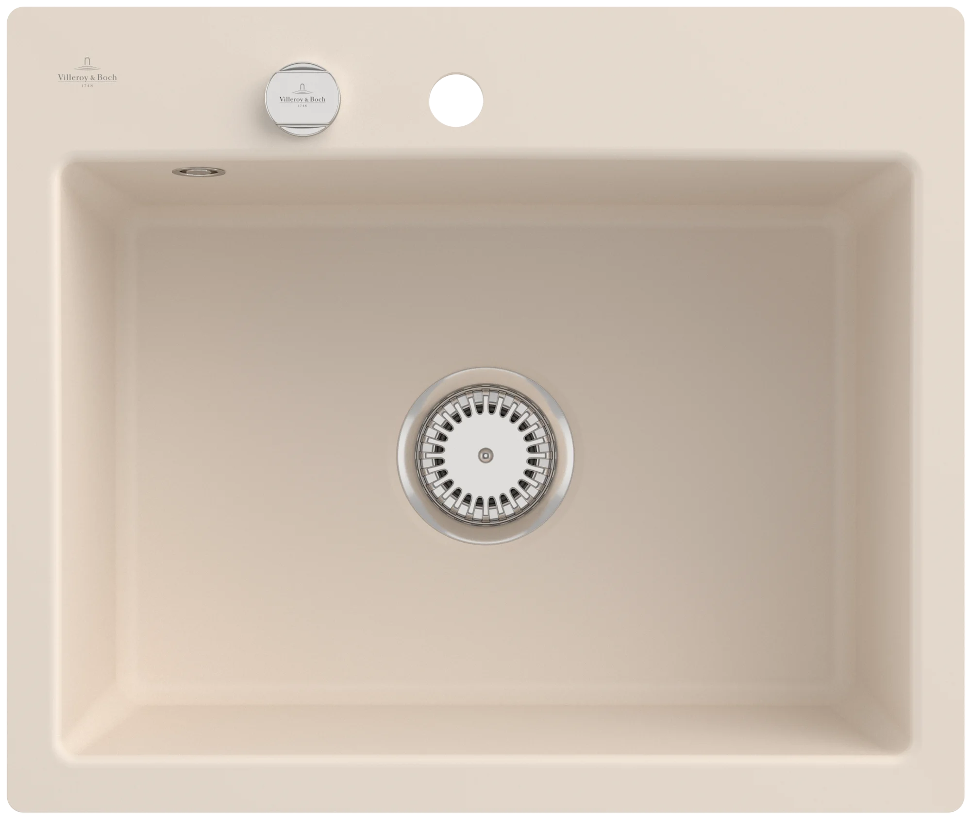 Villeroy & Boch Subway 60 S flat 33092F, flächenbündige Spüle, 565x475 mm