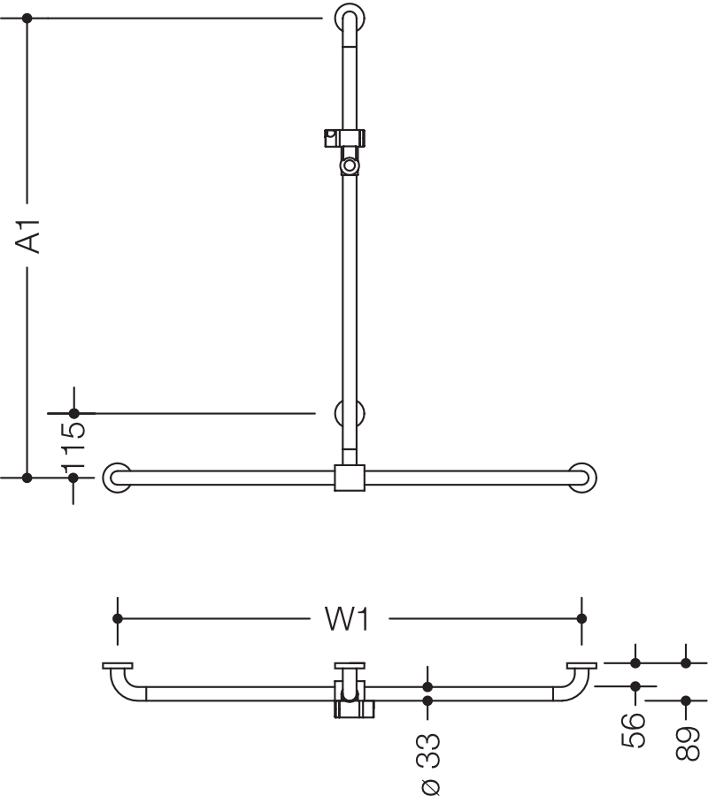 HEWI Haltegriff „Serie 801“