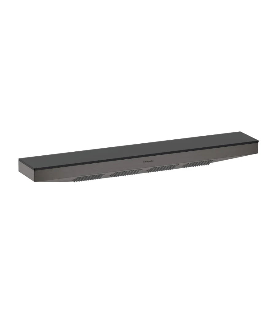 Hansgrohe Rainfinity Schulterbrause 500 1jet mit Duschablage BBC, Brushed Black Chrome, Brausekopfgröße 502 x 80 mm, Strahlfläche 309 x 28 mm Hansgrohe Rainfinity Schulterbrause 500 1jet mit Duschablage BBC, Brushed Black Chrome, Brausekopfgröße 502 x 80 mm, Strahlfläche 309 x 28 mm