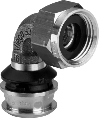 Viega „Raxofix“ 90°- Anschlussverschraubung 16 mm × 1/2″