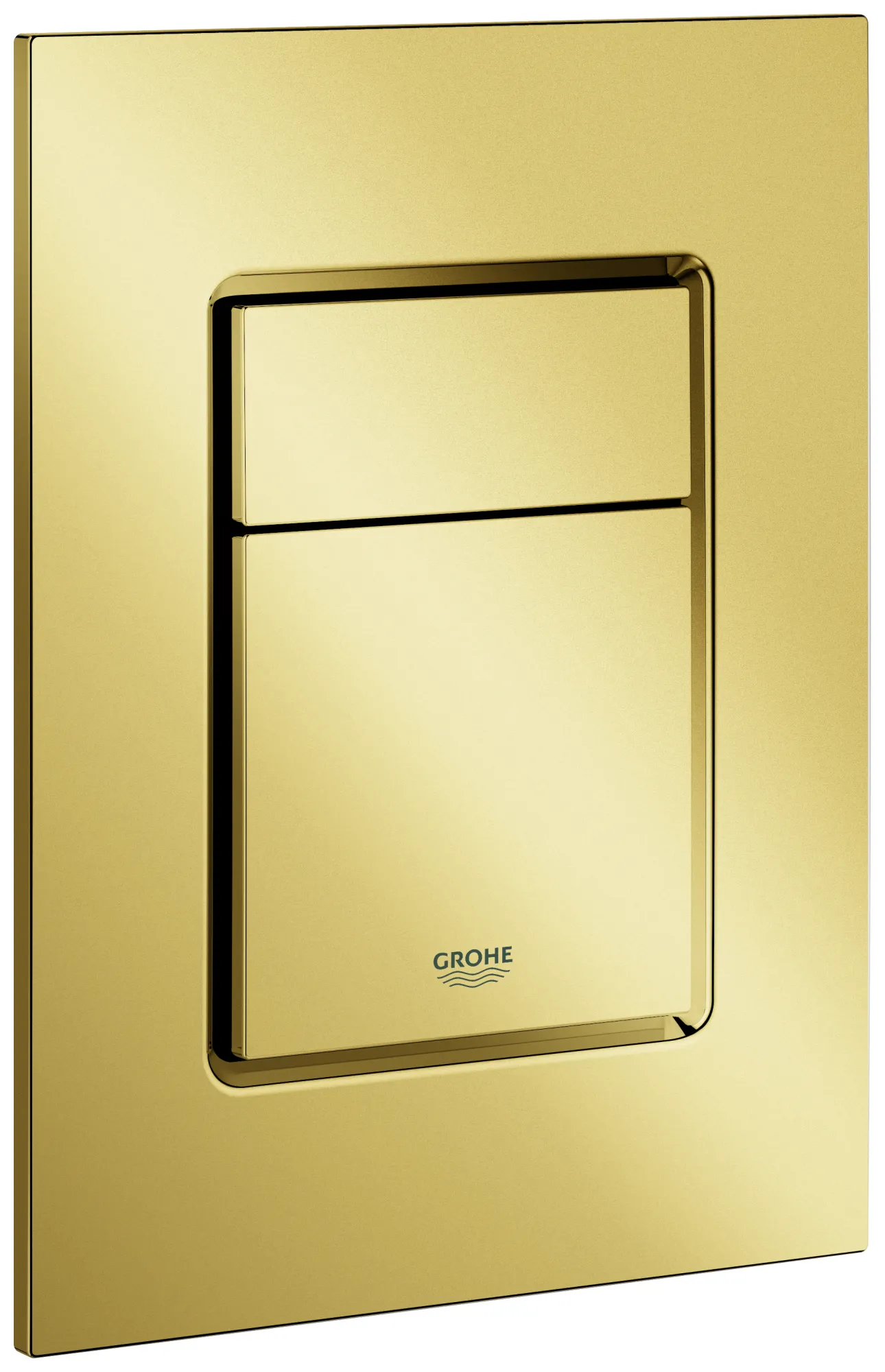 WC-Betätigung Skate Cosmopolitan S 37535, 2-Mengen- und Start & Stopp-Betätigung, 130 x 172 mm, für kleinen Revisionsschacht, senkrechte Montage, chrom WC-Betätigung Skate Cosmopolitan S 37535, 2-Mengen- und Start & Stopp-Betätigung, 130 x 172 mm, für kleinen Revisionsschacht, senkrechte Montage, chrom