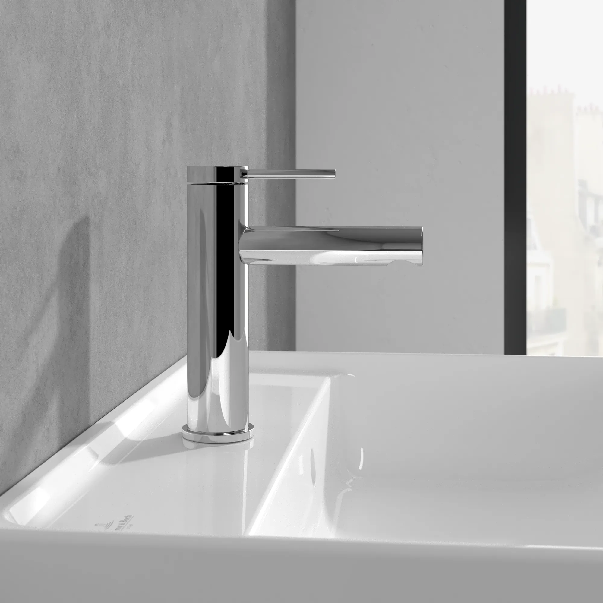 Einhand-Waschtischarmatur „Loop & Friends“ 14,5 cm Ausladung 149 mm in Chrom Einhand-Waschtischarmatur „Loop & Friends“ 14,5 cm Ausladung 149 mm in Chrom