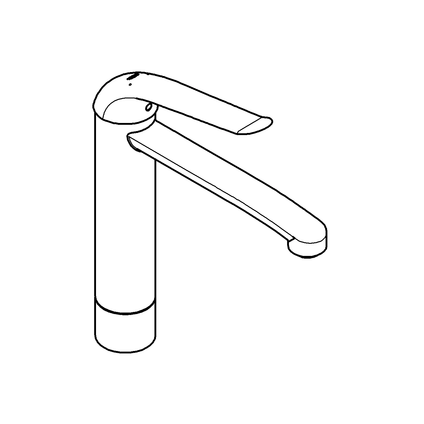 Grohe Euroeco Special Einhand-Waschtischbatterie, ½, Einlochmontage, hoher Auslauf, glatter Körper, Grohe Long-Life Oberfläche, Grohe SilkMove 35 mm Keramikkartusche, Grohe EcoJoy, chrom Grohe Euroeco Special Einhand-Waschtischbatterie, ½, Einlochmontage, hoher Auslauf, glatter Körper, Grohe Long-Life Oberfläche, Grohe SilkMove 35 mm Keramikkartusche, Grohe EcoJoy, chrom