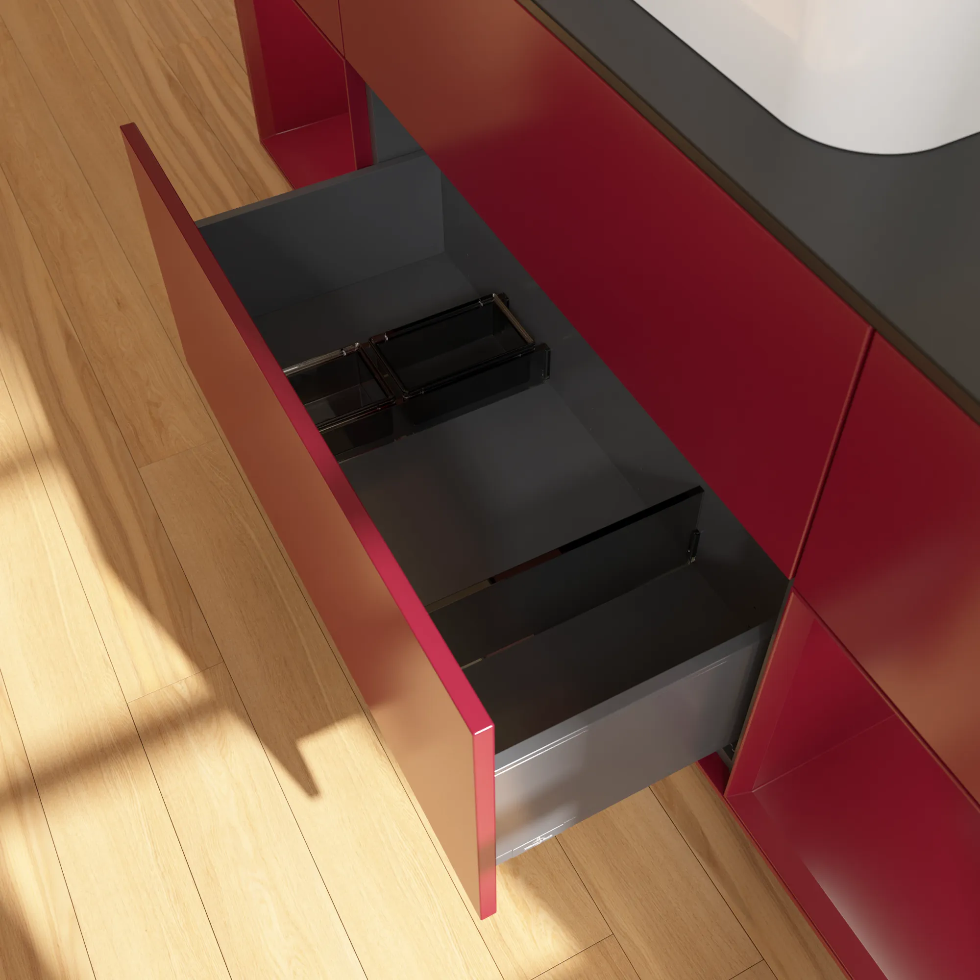 Villeroy & Boch Waschtischunterschrank „Finion“ für Schrankwaschtisch 1600 × 603 × 501 mm Peony Matt Lacquer, für Becken mittig Villeroy & Boch Waschtischunterschrank „Finion“ für Schrankwaschtisch 1600 × 603 × 501 mm Peony Matt Lacquer, für Becken mittig