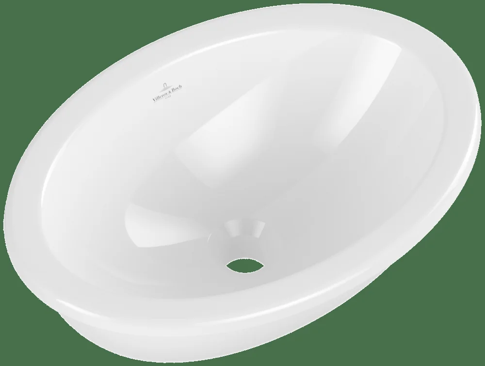 Villeroy & Boch Loop & Friends Unterbauwaschbecken 430x290mm oval, TitanCeram, Weiß Alpin