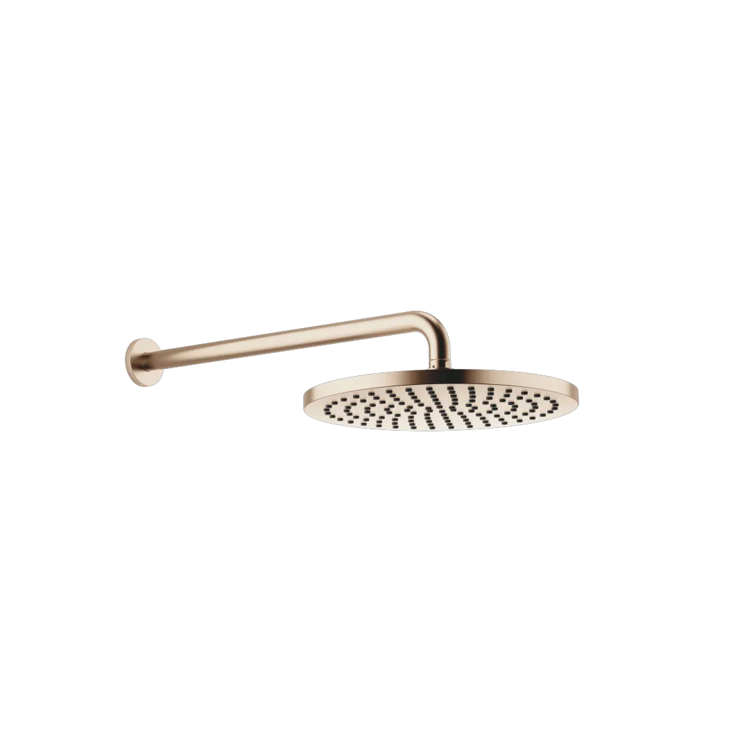 Dornbracht Regenbrause SERIENSPEZIFISCH, 300 mm Durchmesser, Champagne gebürstet mit 22kt Gold, PURE RAIN Technologie, max. Durchfluss 14 l/min, Ausladung 450 mm Dornbracht Regenbrause SERIENSPEZIFISCH, 300 mm Durchmesser, Champagne gebürstet mit 22kt Gold, PURE RAIN Technologie, max. Durchfluss 14 l/min, Ausladung 450 mm