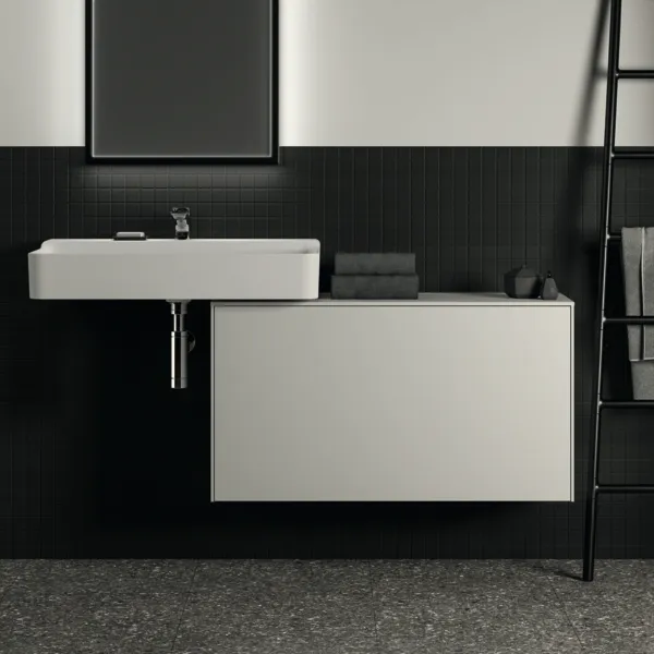 Ideal Standard Waschtischunterschrank „Conca“ 100,2 × 55 × 37,3 cm Weiß matt lackiert
