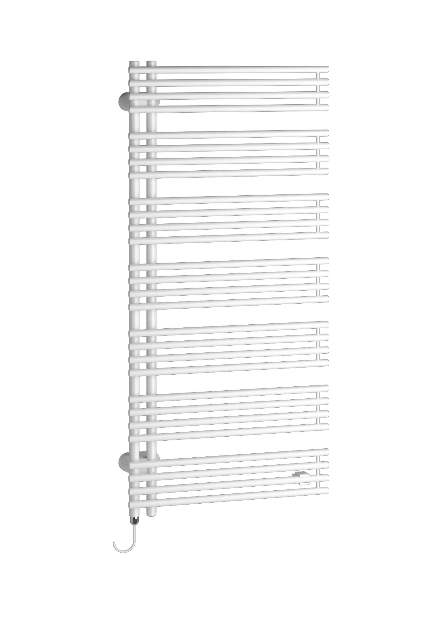 Kermi Design-Elektroheizkörper „Diveo®-E“ 60 × 132 cm in Weiß (RAL 9016)